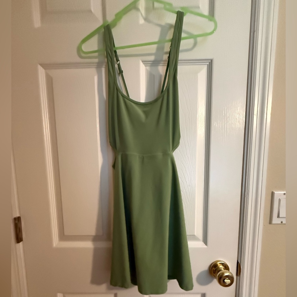 A&F active dress with shorts, side cut out
